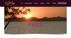 Desktop Screenshot of lagrandebeautyspa.com